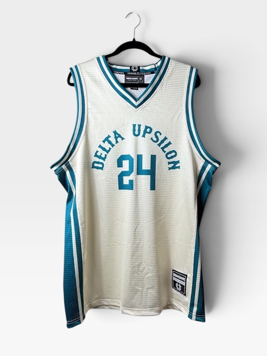 Urban Champs Apparel Other - Urban Champs Athletic Apparel Men's Jersey Size XL Delta Upsilon Blue Cream (P)